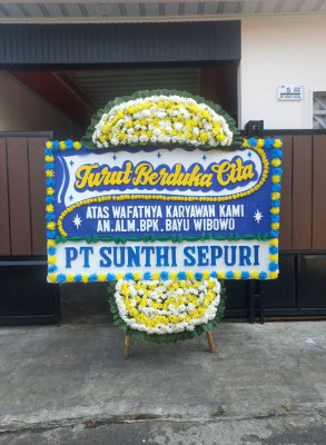 Papan Bunga Duka di Berekah