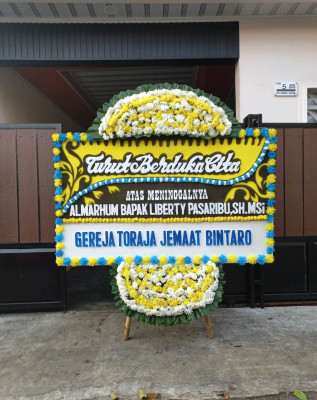 Papan Bunga Duka di Berekah
